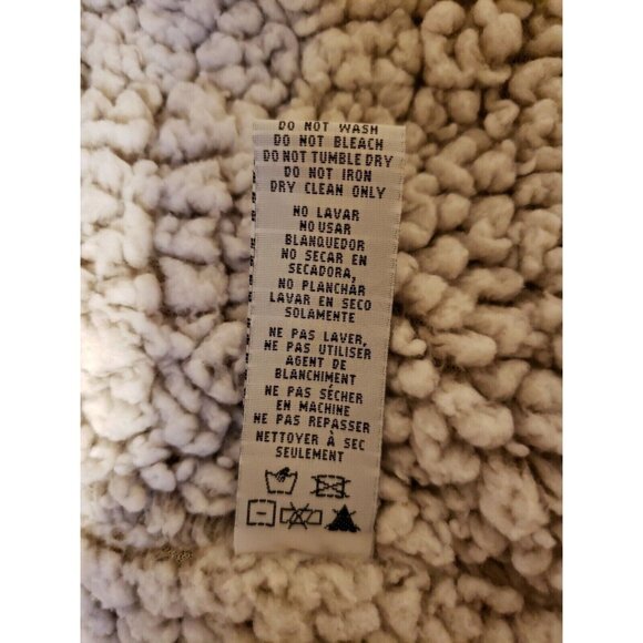 Thread & Supply Womens Buffalo Check Sherpa Lined Open Cardigan Jacket Size M - Picture 6 of 12